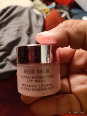 Beso Balm Ultra-Hydrating Lip Mask — Pink Cream